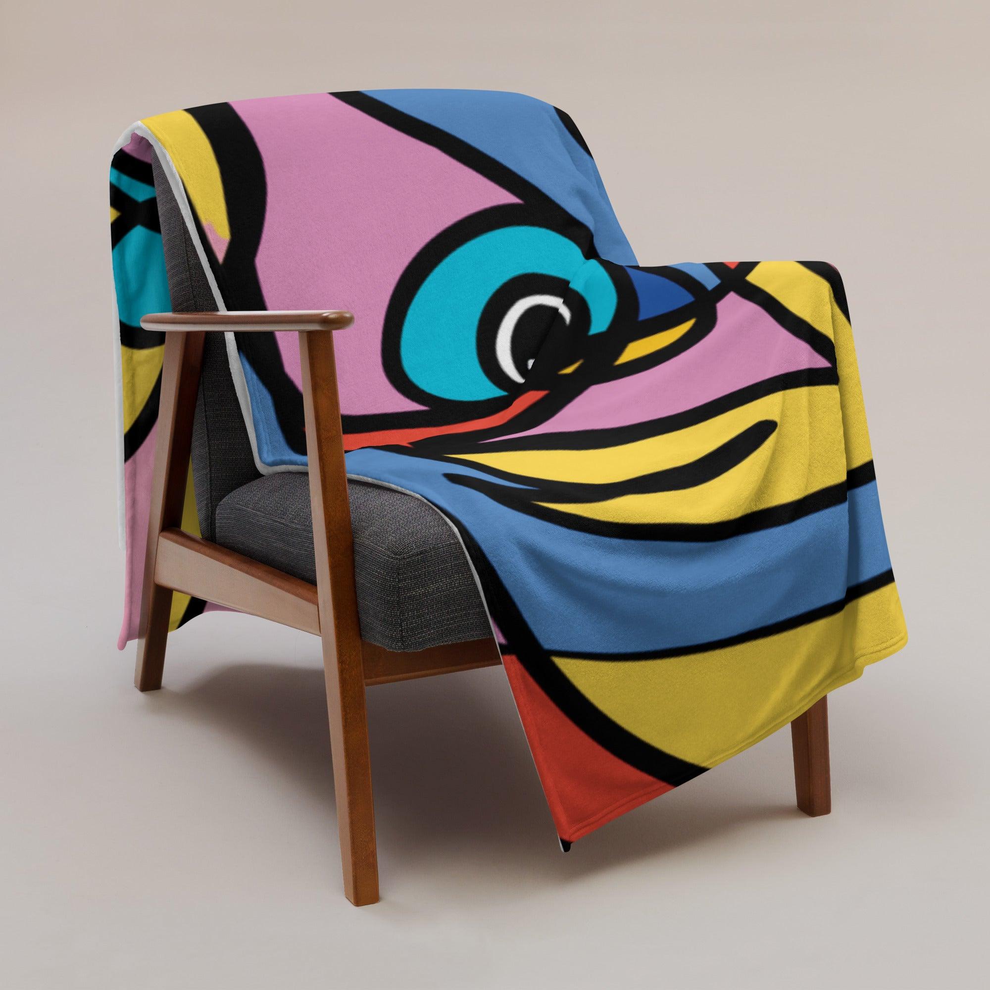 Higher Self | Throw Blanket - MichaelVargas.Art