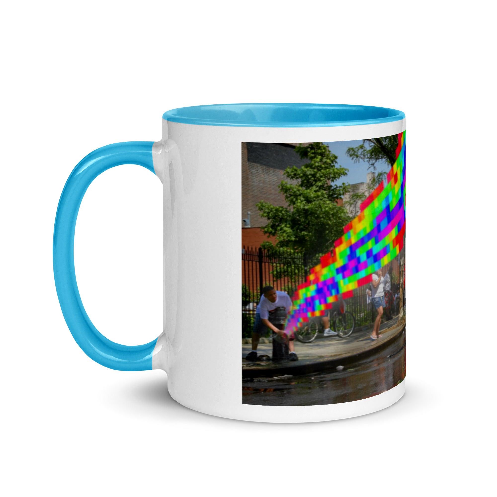 Somewhere Under The Rainbow | 11oz Color Inside Mug - MichaelVargas.Art