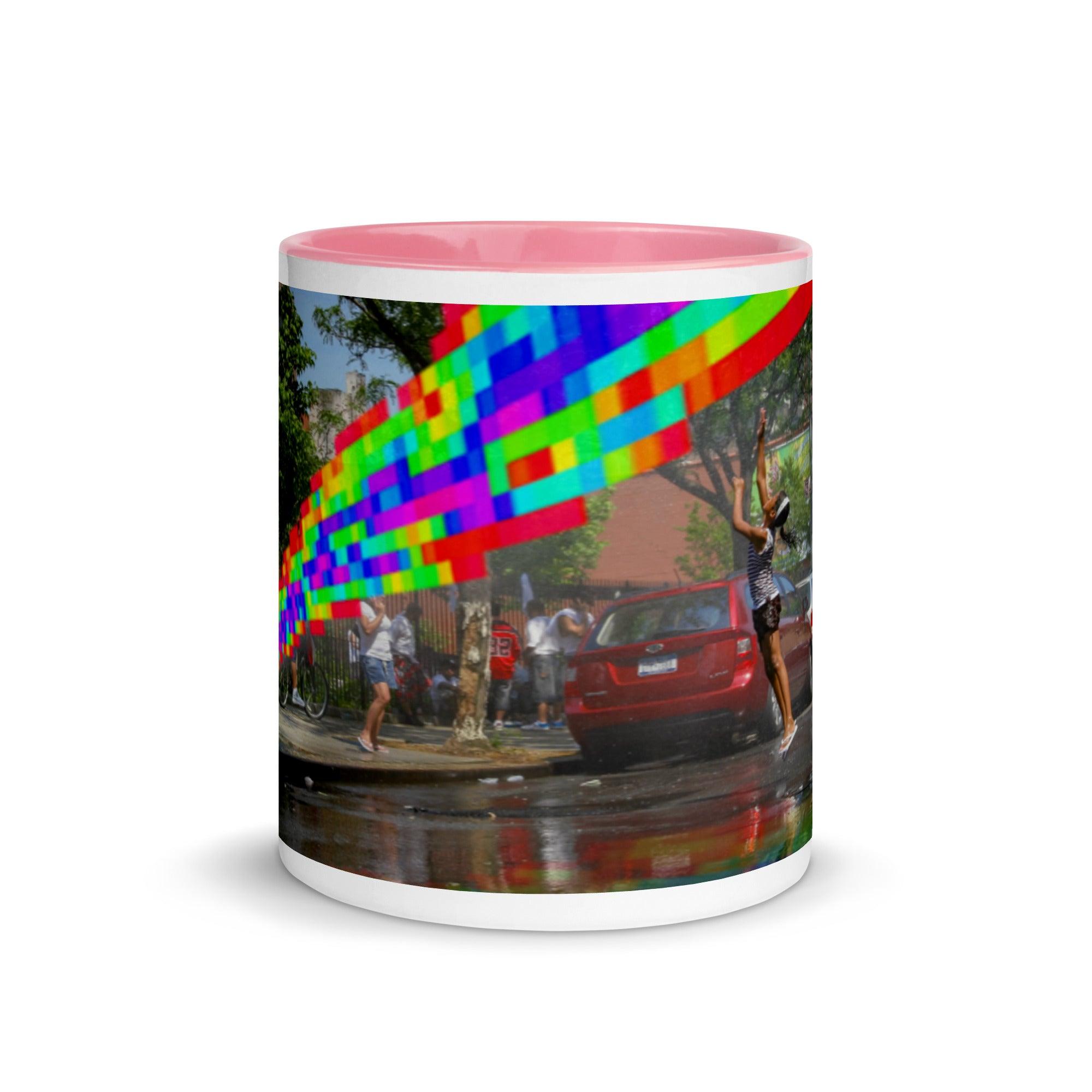 Somewhere Under The Rainbow | 11oz Color Inside Mug - MichaelVargas.Art