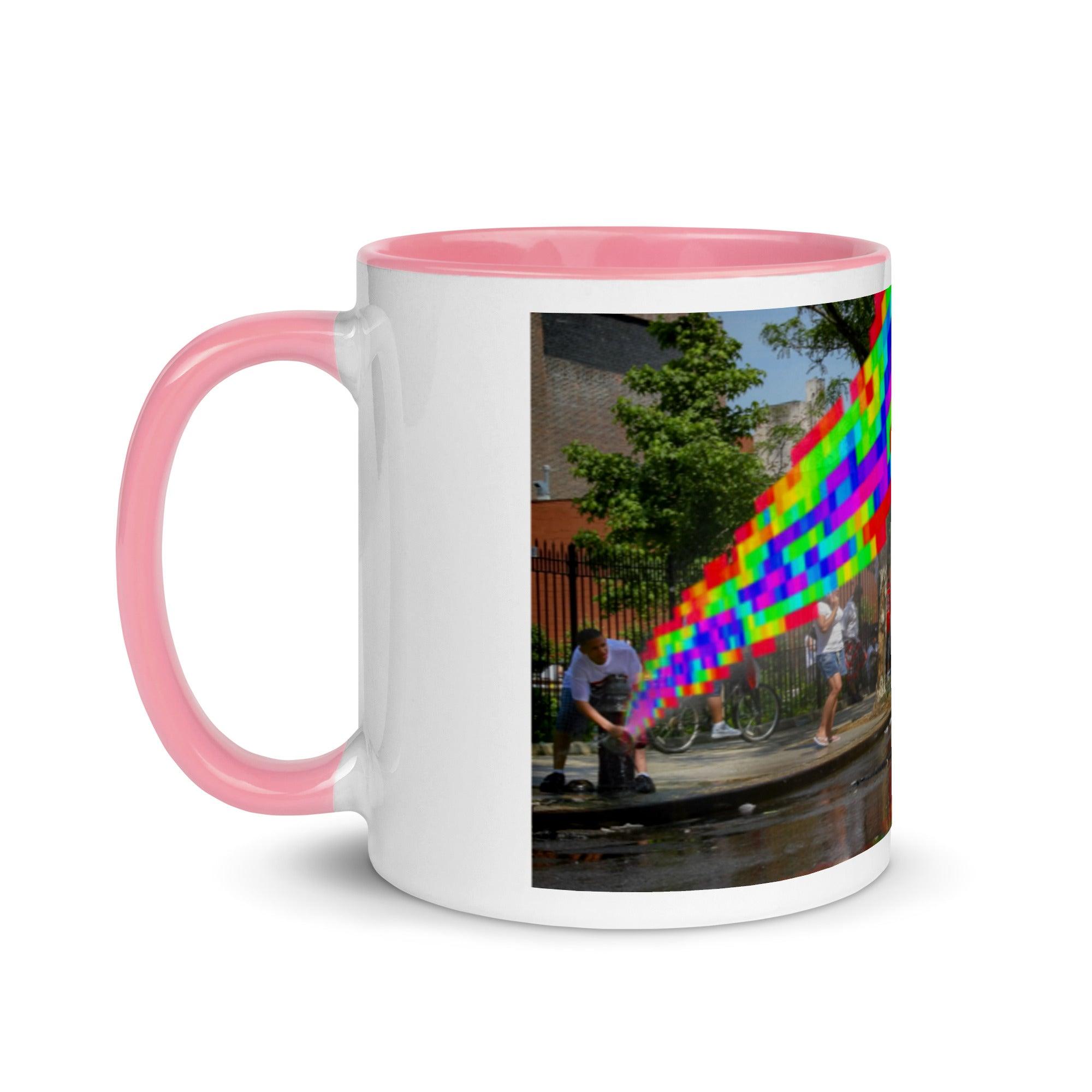 Somewhere Under The Rainbow | 11oz Color Inside Mug - MichaelVargas.Art