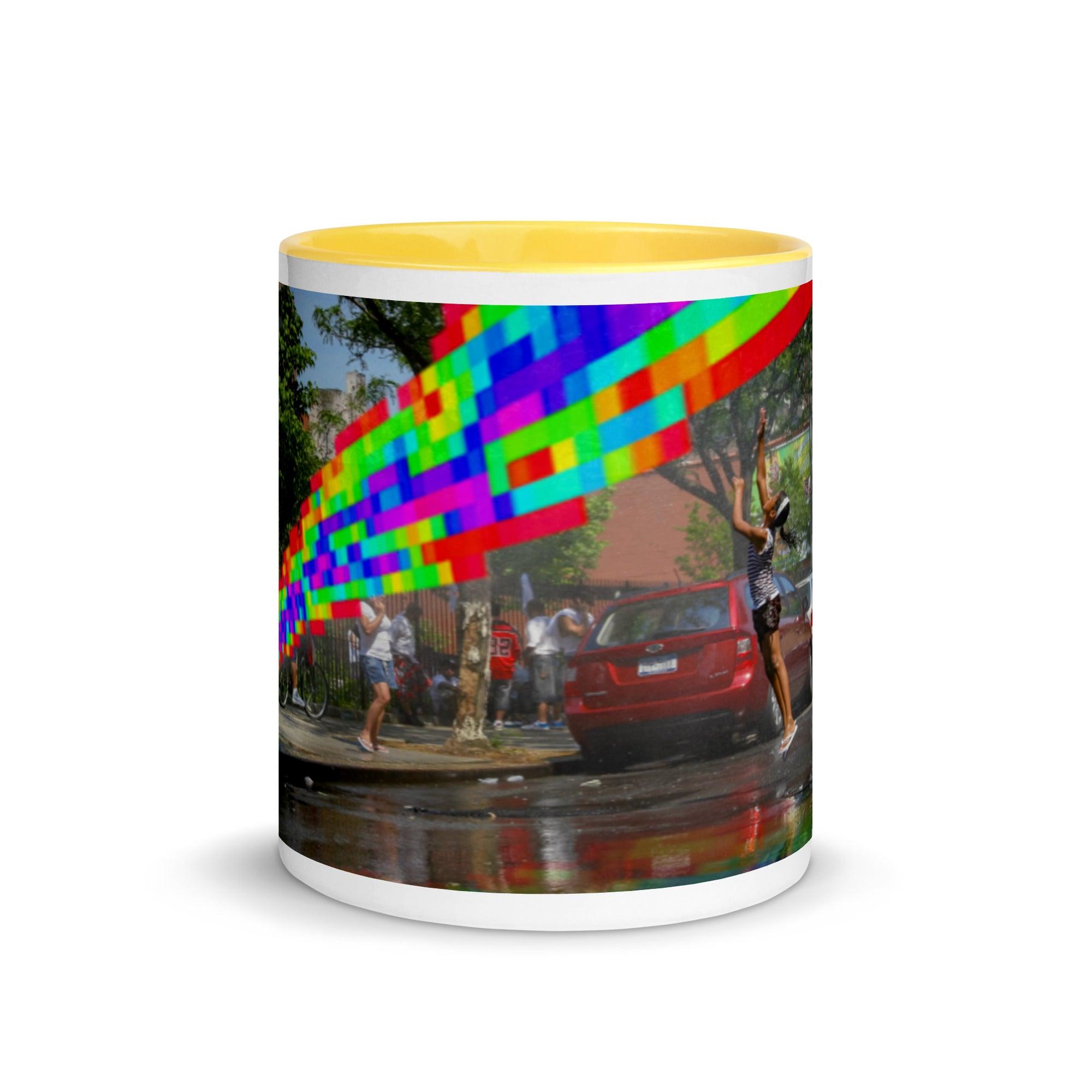 Somewhere Under The Rainbow | 11oz Color Inside Mug - MichaelVargas.Art