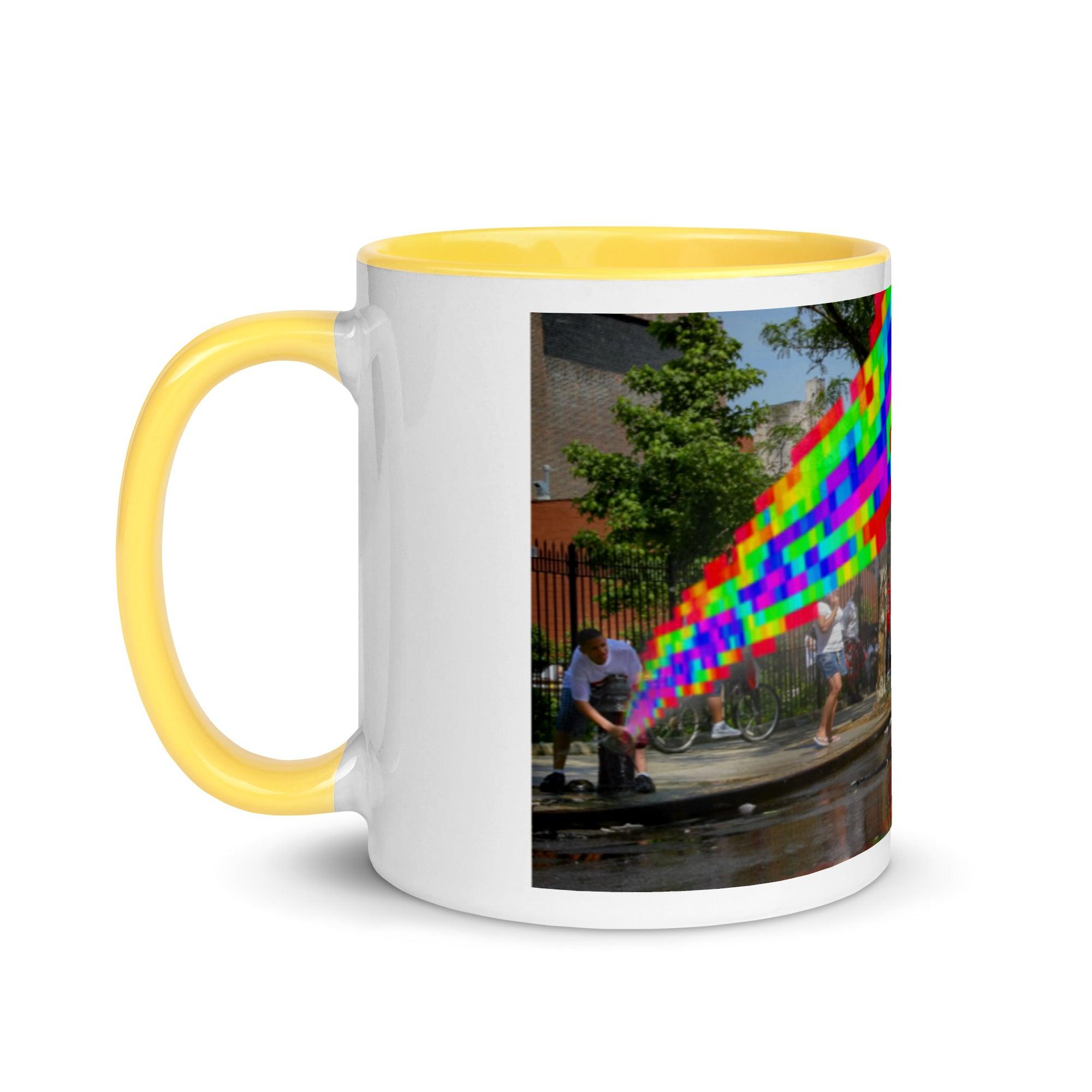 Somewhere Under The Rainbow | 11oz Color Inside Mug - MichaelVargas.Art