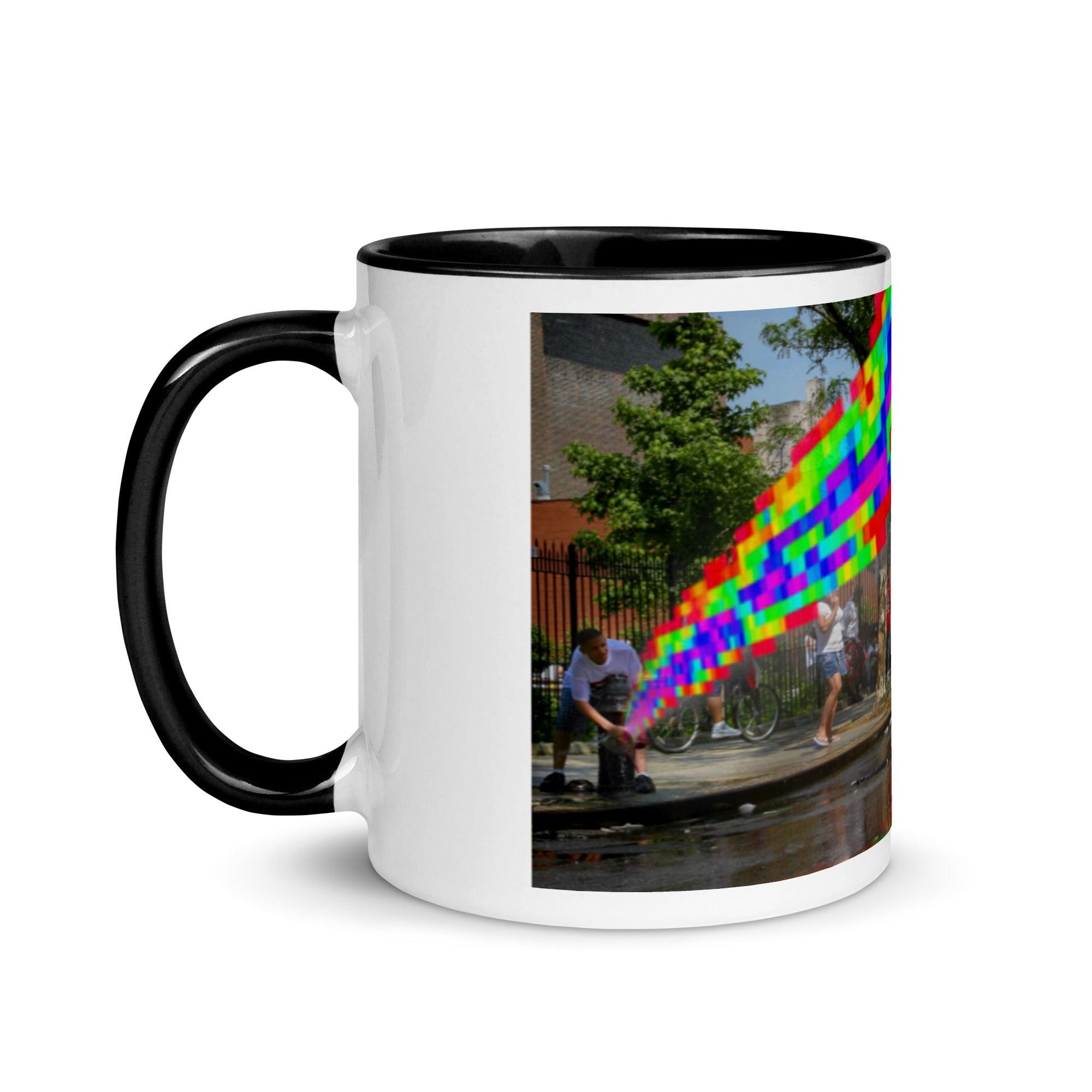 Somewhere Under The Rainbow | 11oz Color Inside Mug - MichaelVargas.Art