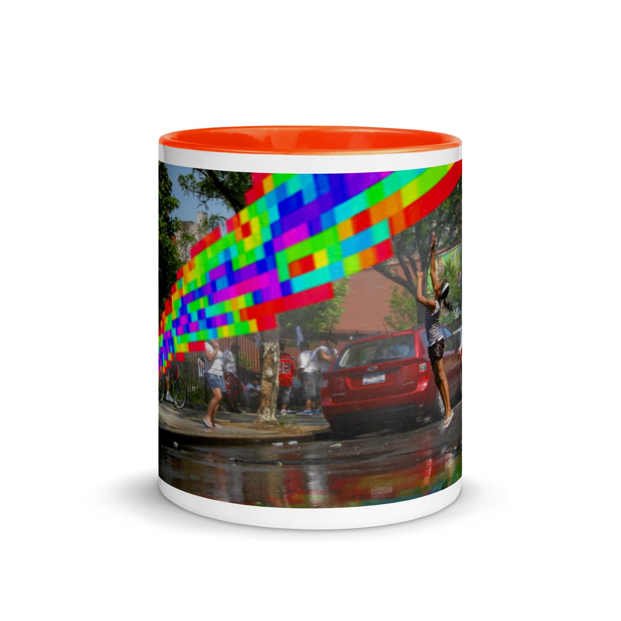Somewhere Under The Rainbow | 11oz Color Inside Mug - MichaelVargas.Art