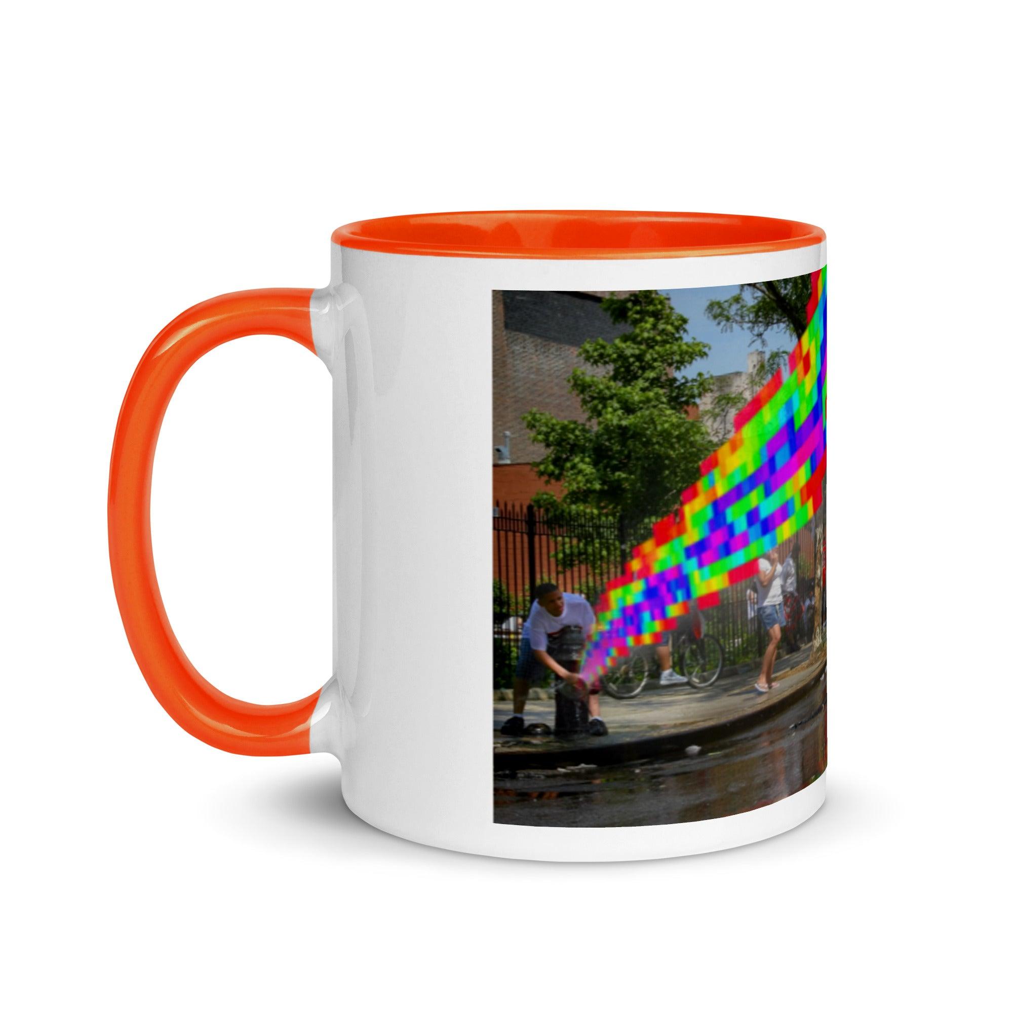 Somewhere Under The Rainbow | 11oz Color Inside Mug - MichaelVargas.Art