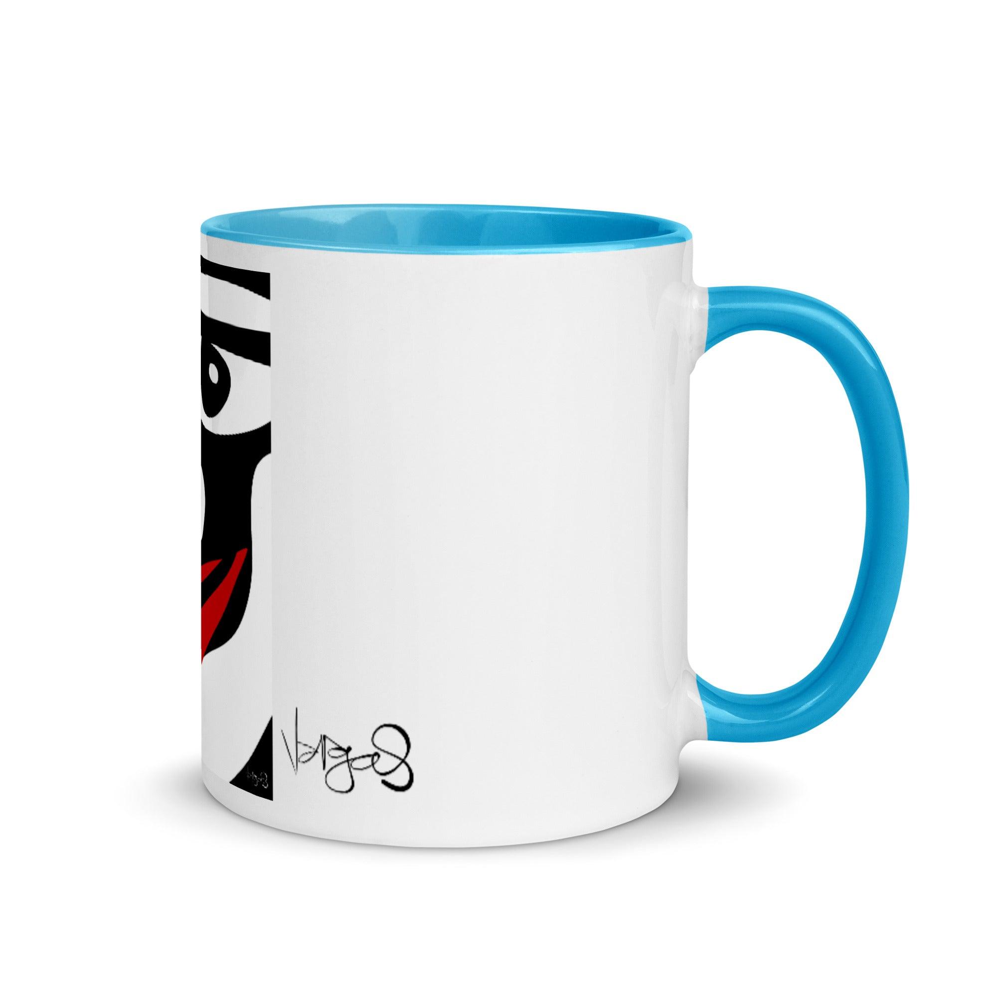 Totem BWR Face | 11oz Color Inside Mug - MichaelVargas.Art