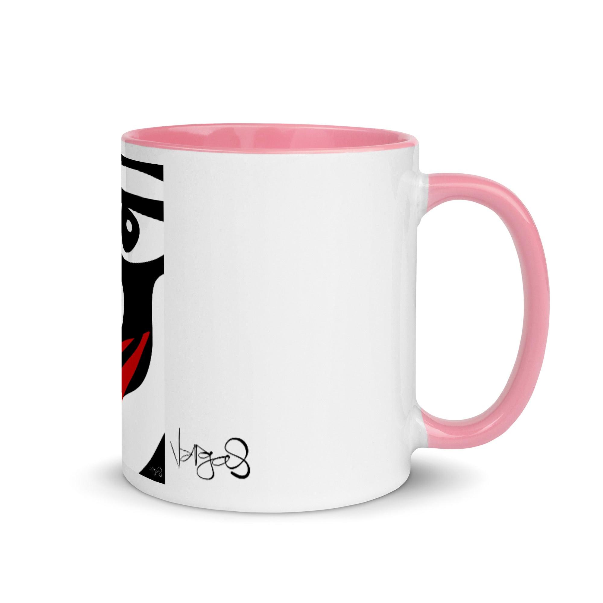 Totem BWR Face | 11oz Color Inside Mug - MichaelVargas.Art