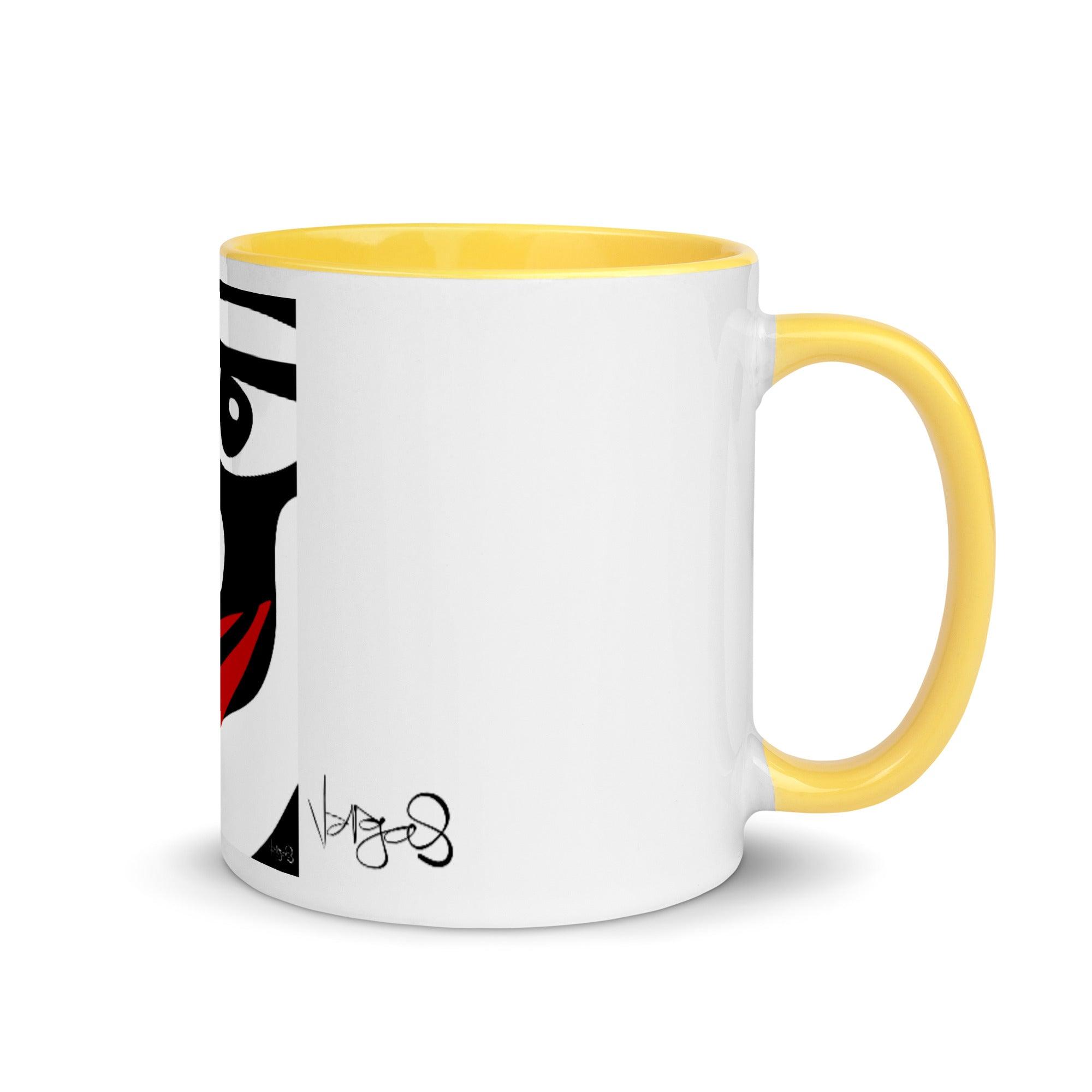 Totem BWR Face | 11oz Color Inside Mug - MichaelVargas.Art