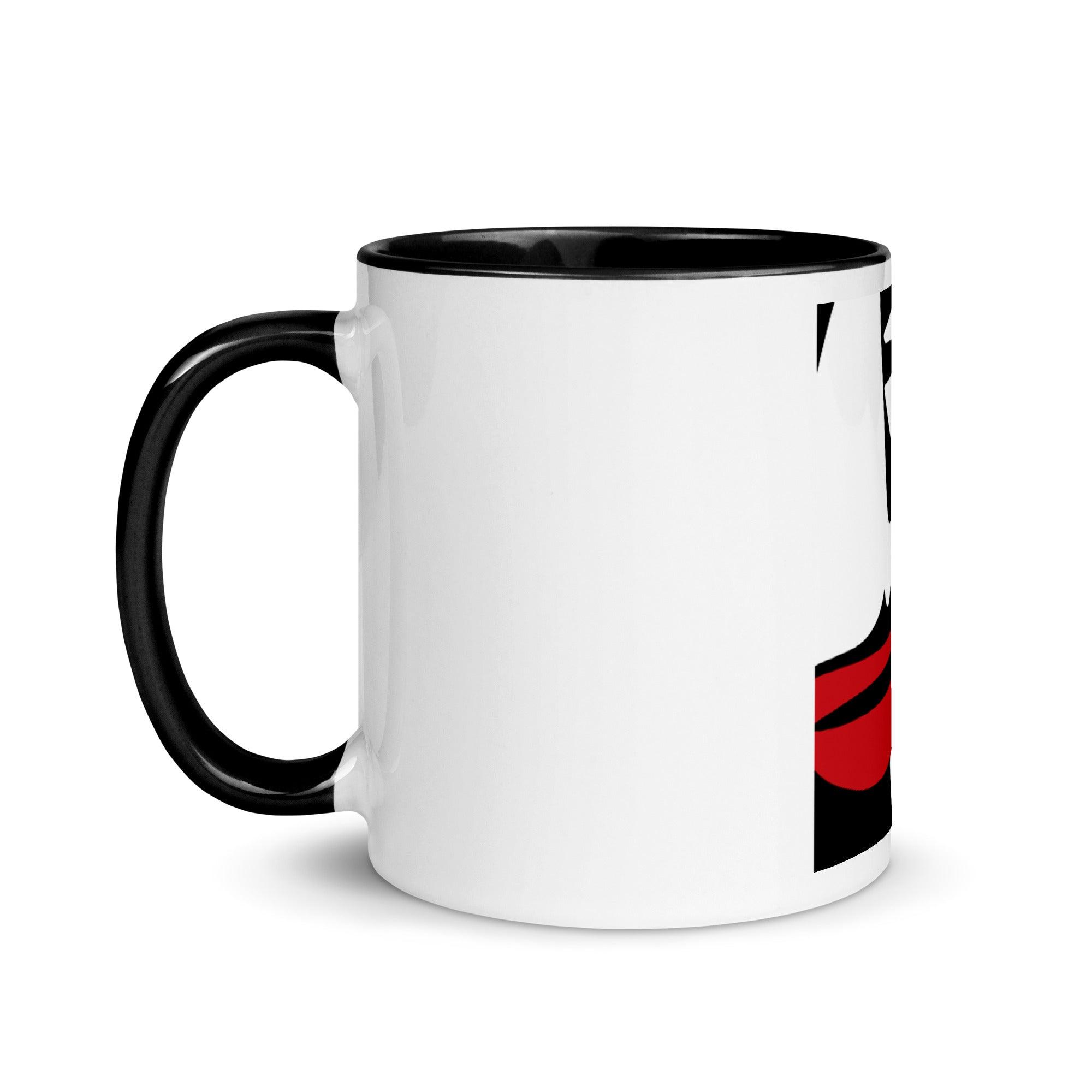 Totem BWR Face | 11oz Color Inside Mug - MichaelVargas.Art