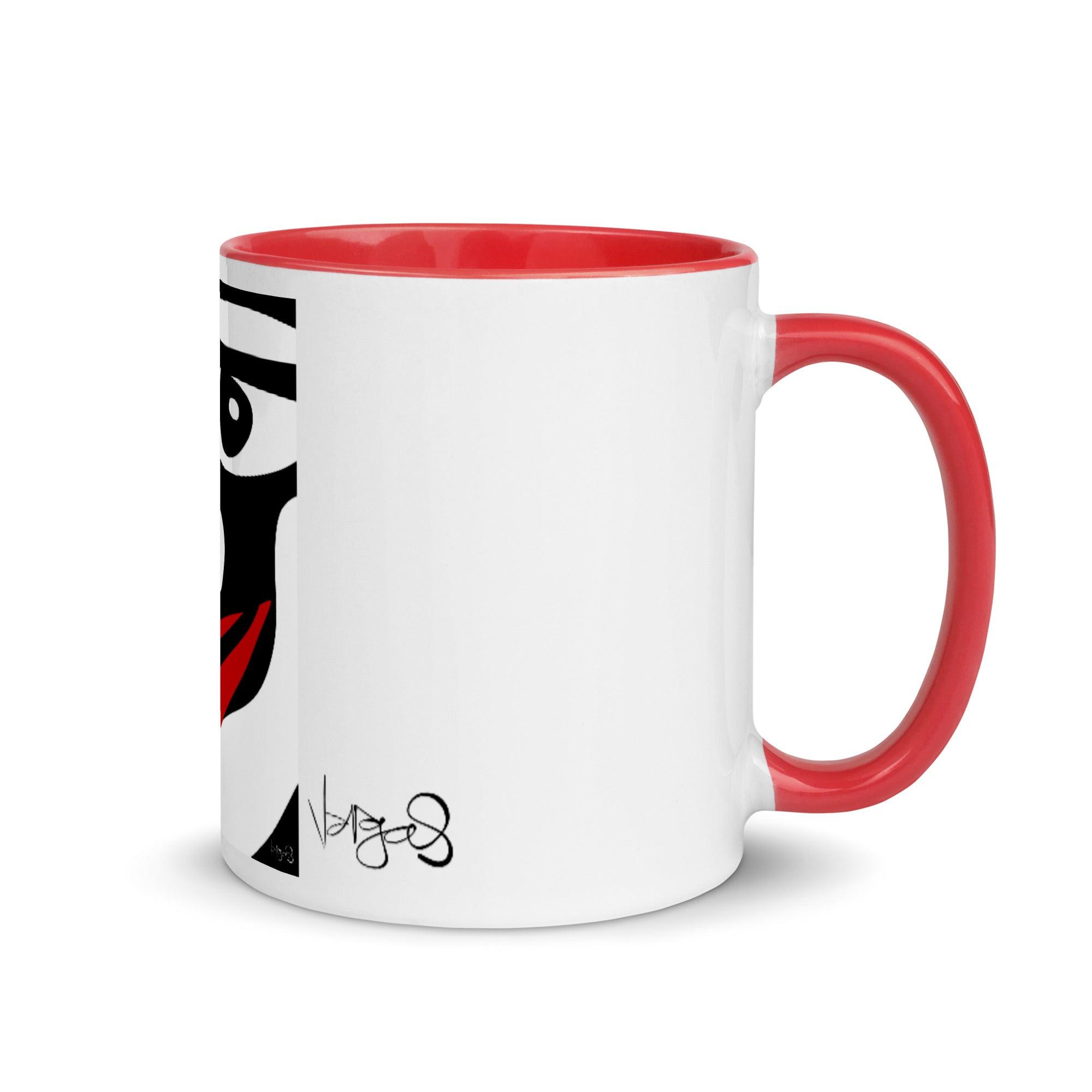 Totem BWR Face | 11oz Color Inside Mug - MichaelVargas.Art