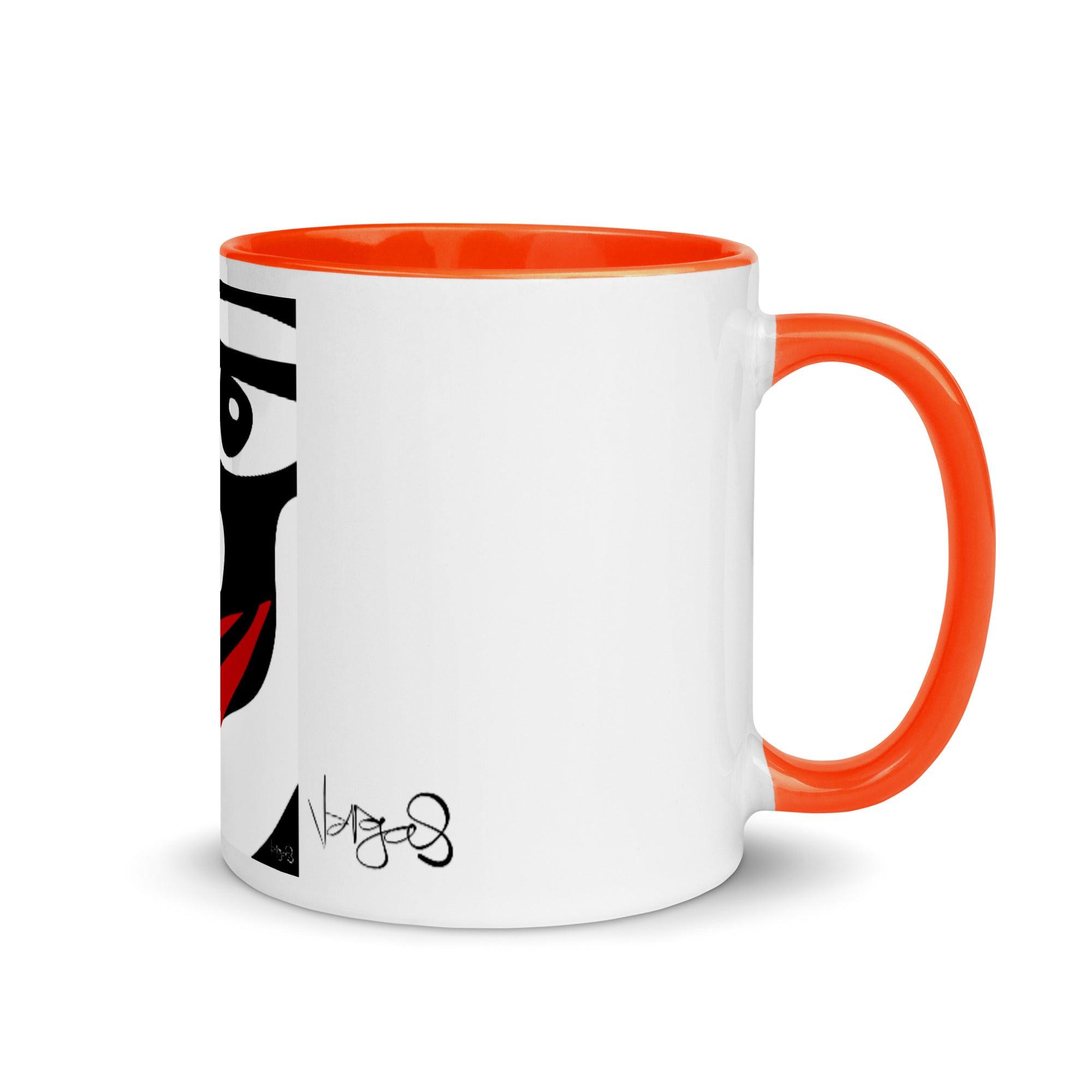 Totem BWR Face | 11oz Color Inside Mug - MichaelVargas.Art