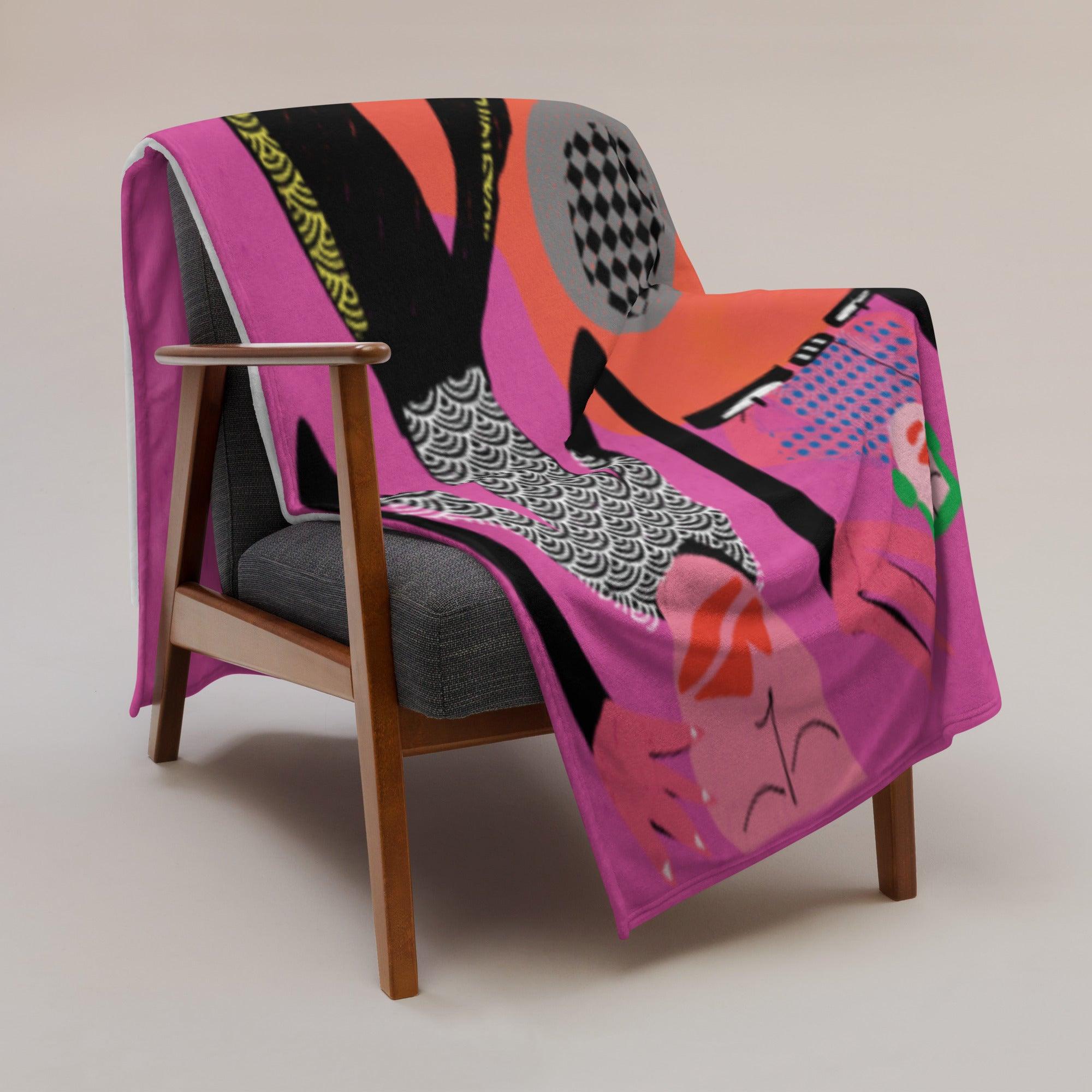 VooDoo Guey | Throw Blanket - MichaelVargas.Art