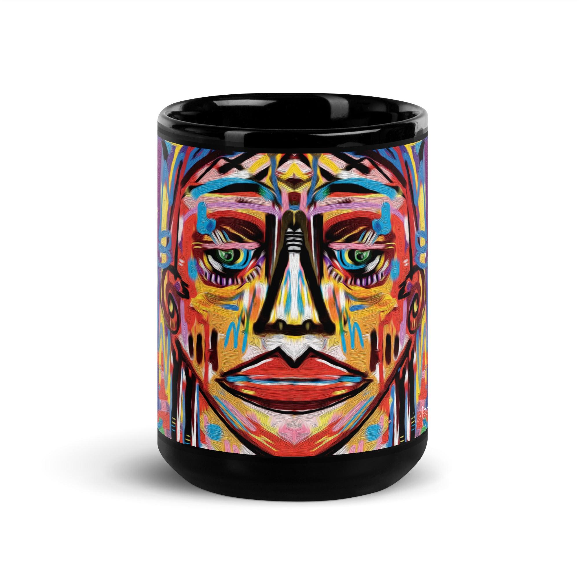 Zenith | Black Glossy 15oz Mug - MichaelVargas.Art