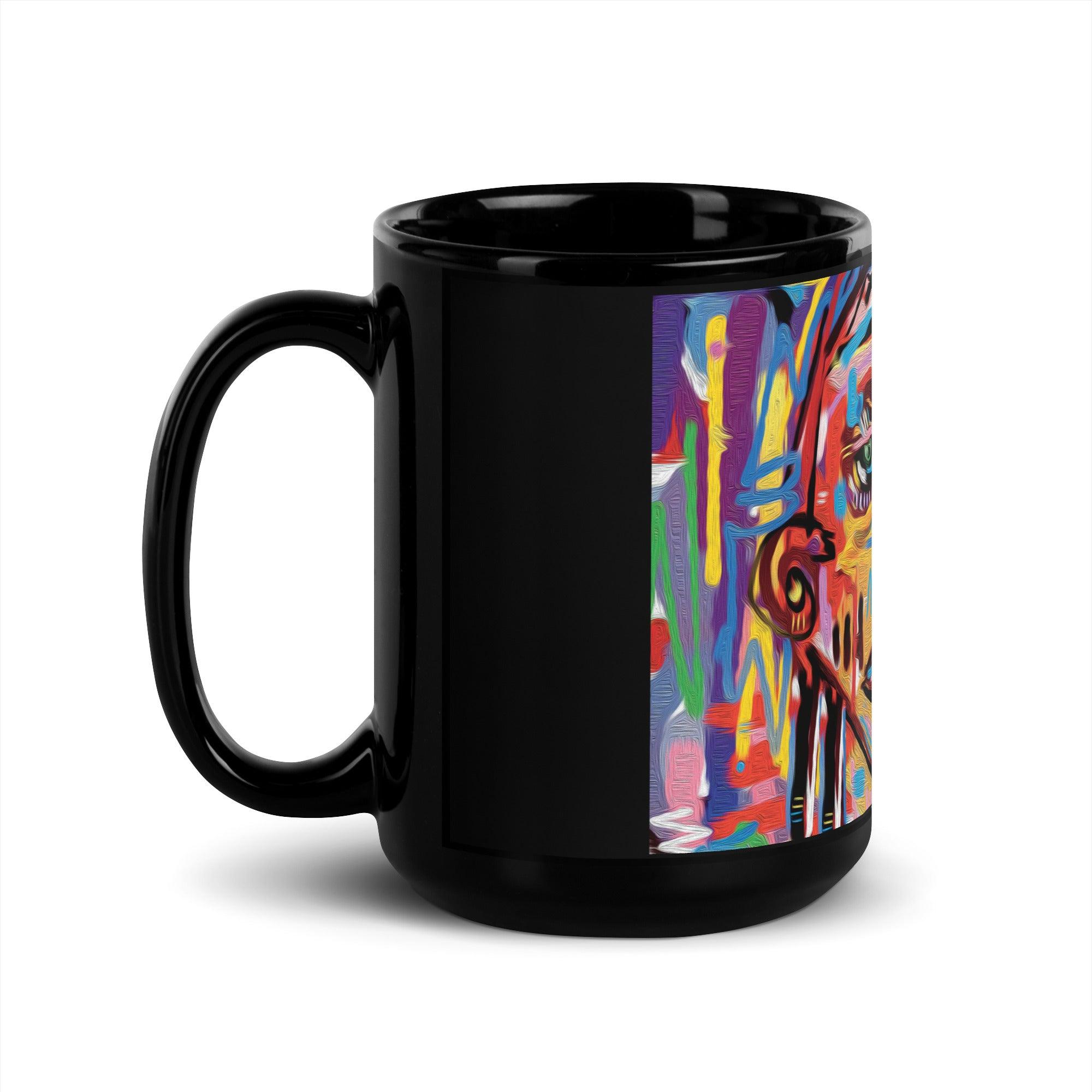 Zenith | Black Glossy 15oz Mug - MichaelVargas.Art