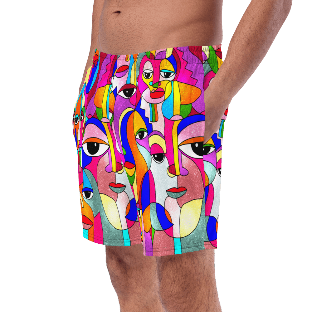 Carrascolendas | Men's Swim Trunks - MichaelVargas.Art