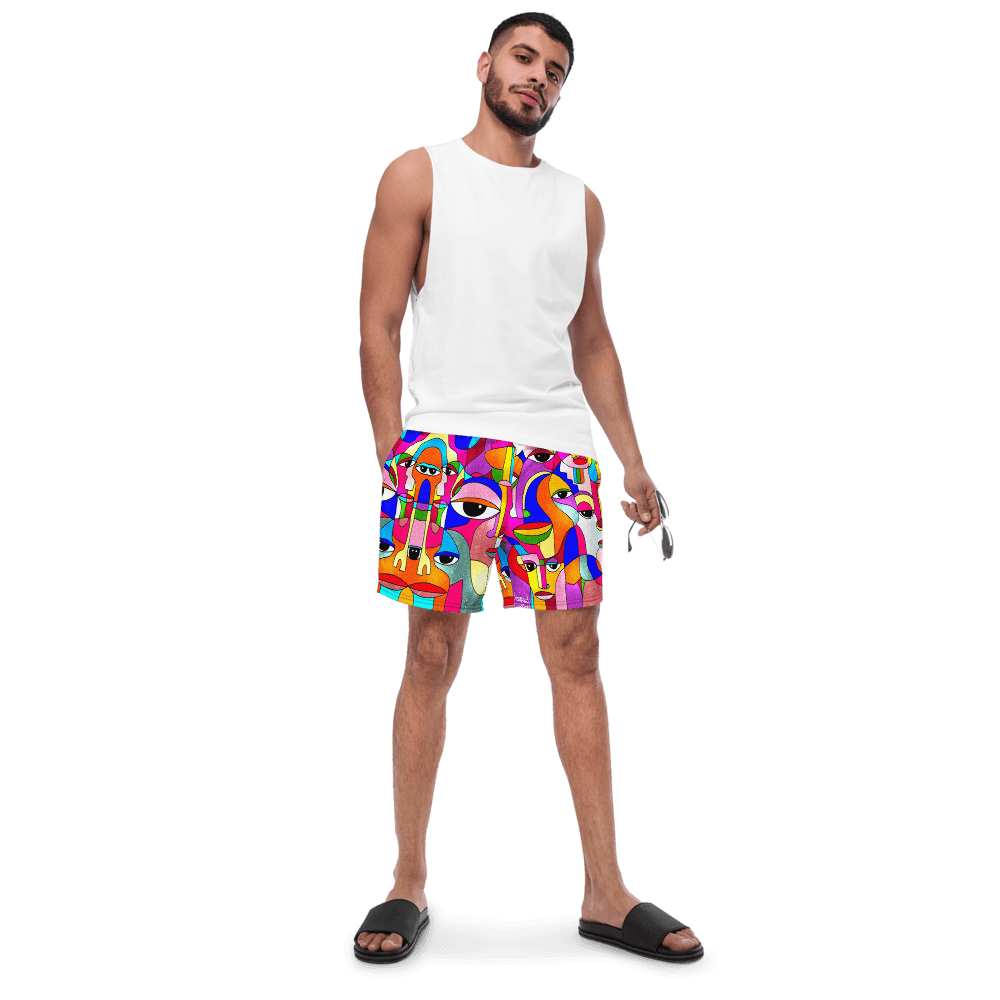 Carrascolendas | Men's Swim Trunks - MichaelVargas.Art