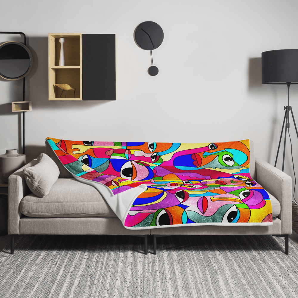 Carrascolendas | Throw Blanket - MichaelVargas.Art