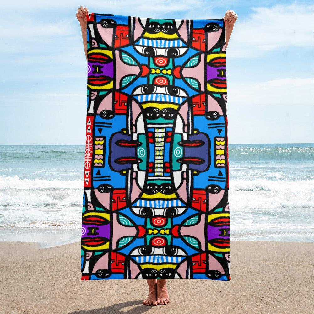 Echo Chamber | Beach Towel - MichaelVargas.Art