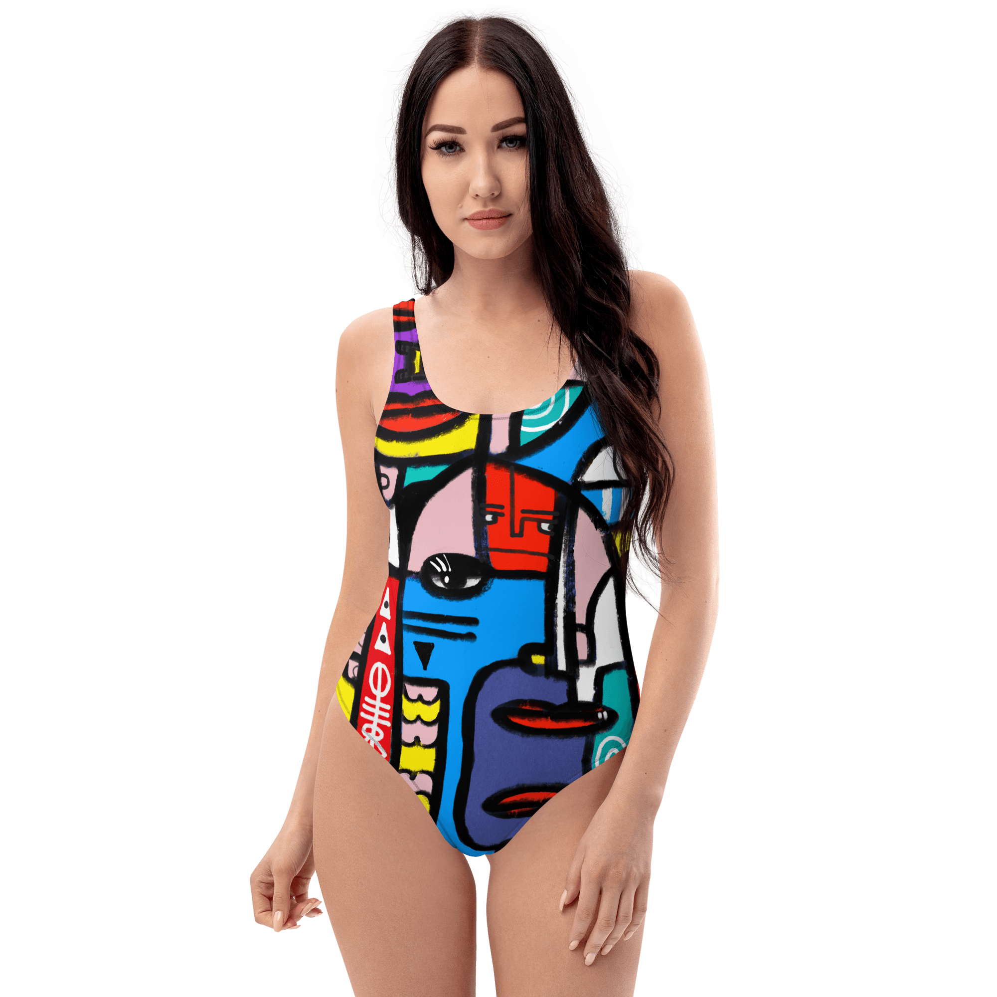 Echo Chambers | One-Piece Swimsuit - MichaelVargas.Art