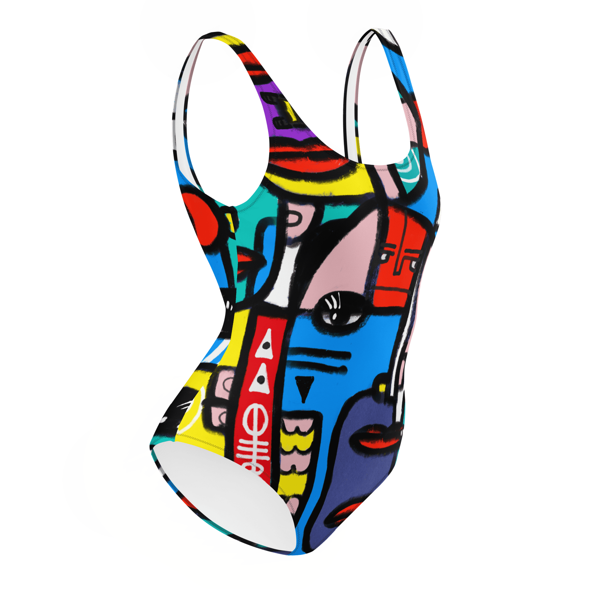 Echo Chambers | One-Piece Swimsuit - MichaelVargas.Art
