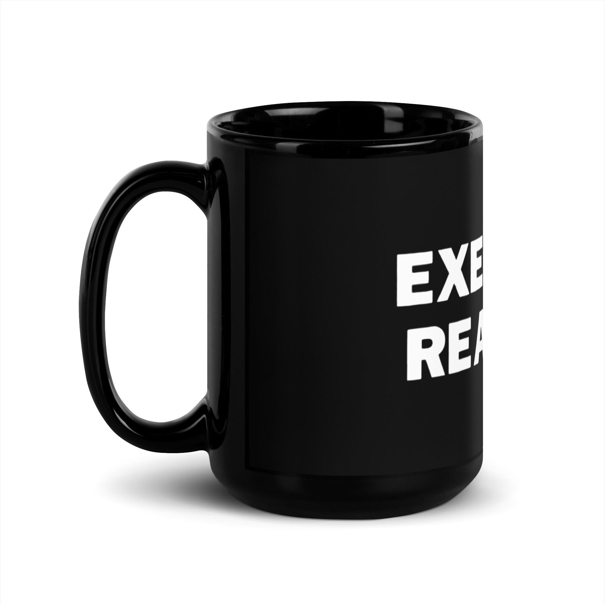 Executive Realness | Black Glossy 15oz Mug - MichaelVargas.Art