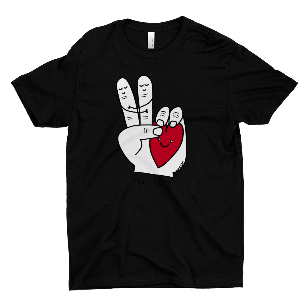 Peace & Love | T-Shirt - MichaelVargas.Art