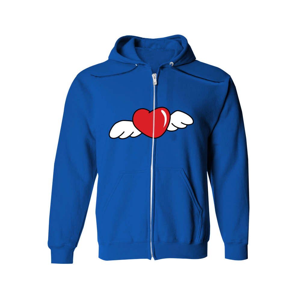 Without Love It Ain't Much | Hoodie (Zip-up) - MichaelVargas.Art