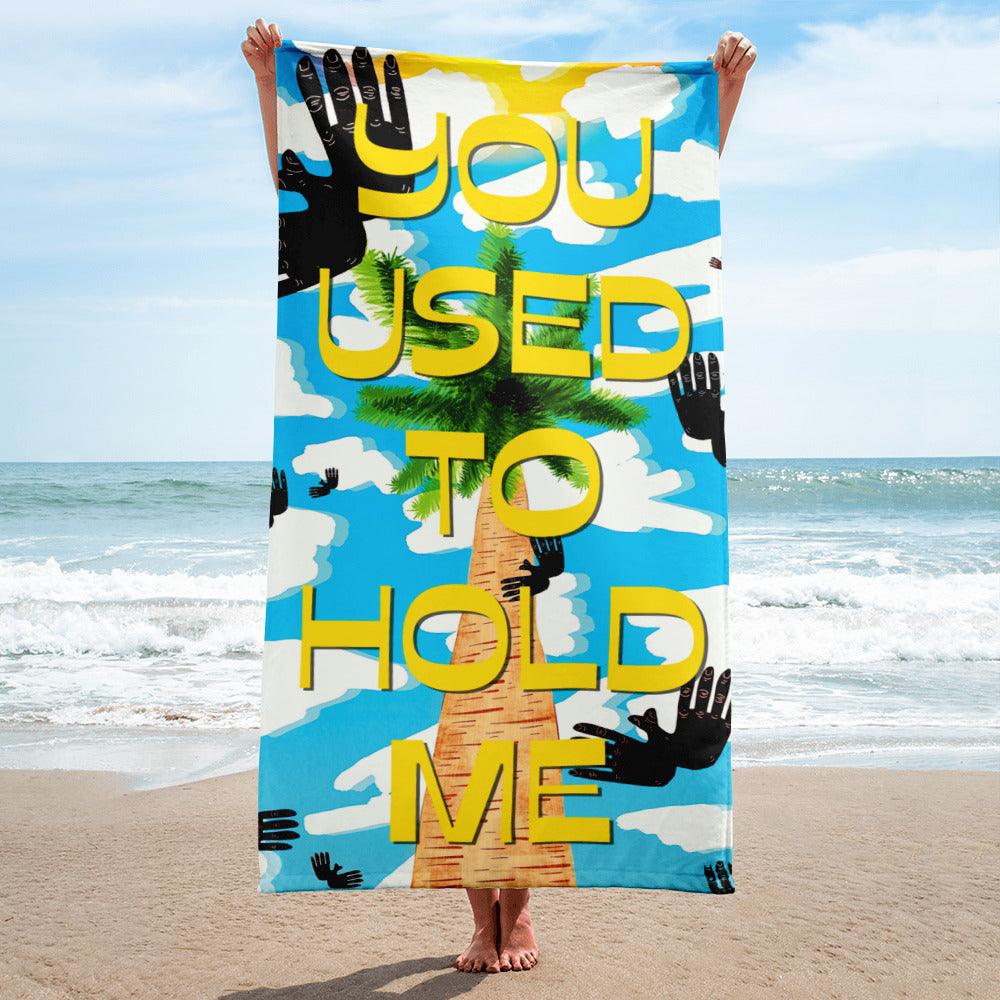 You Used To Hold Me | Beach Towel - MichaelVargas.Art