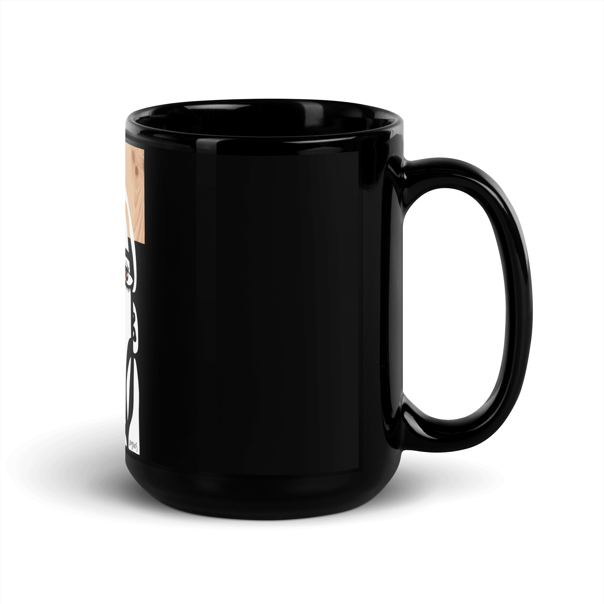 Calypso | Black Glossy 15oz Mug - MichaelVargas.Art