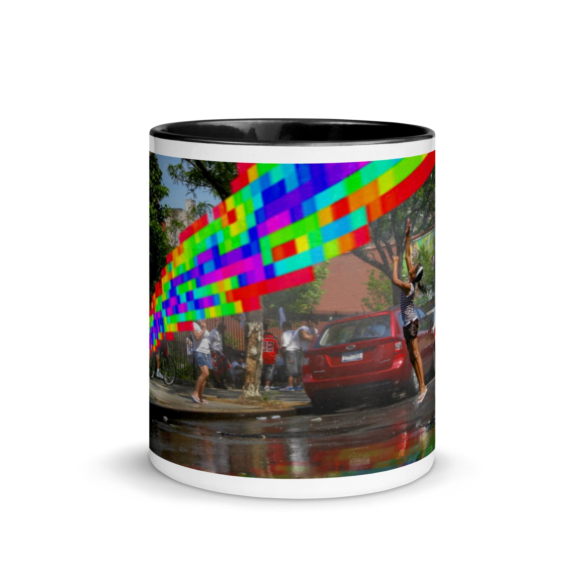 Somewhere Under The Rainbow | 11oz Color Inside Mug - MichaelVargas.Art