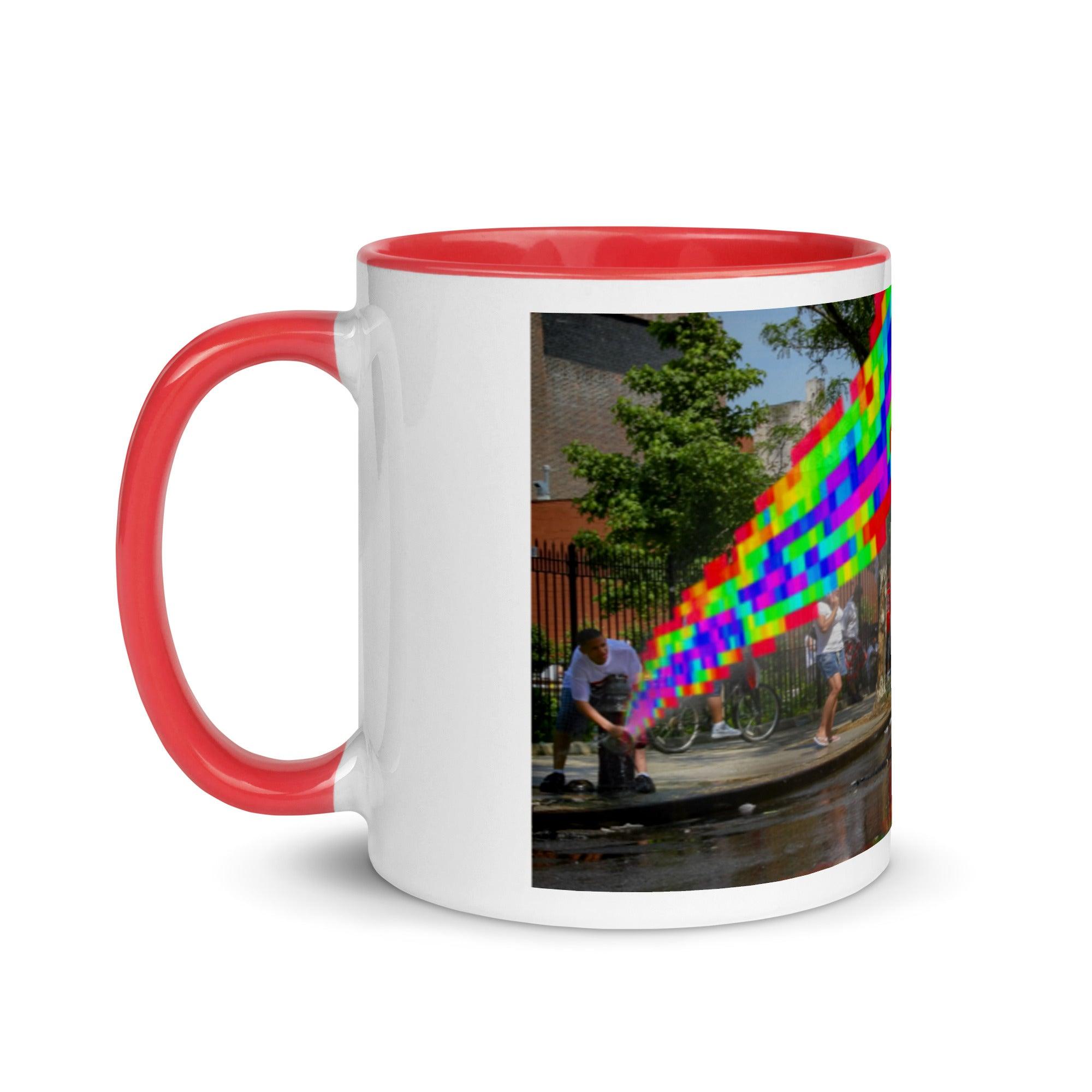 Somewhere Under The Rainbow | 11oz Color Inside Mug - MichaelVargas.Art